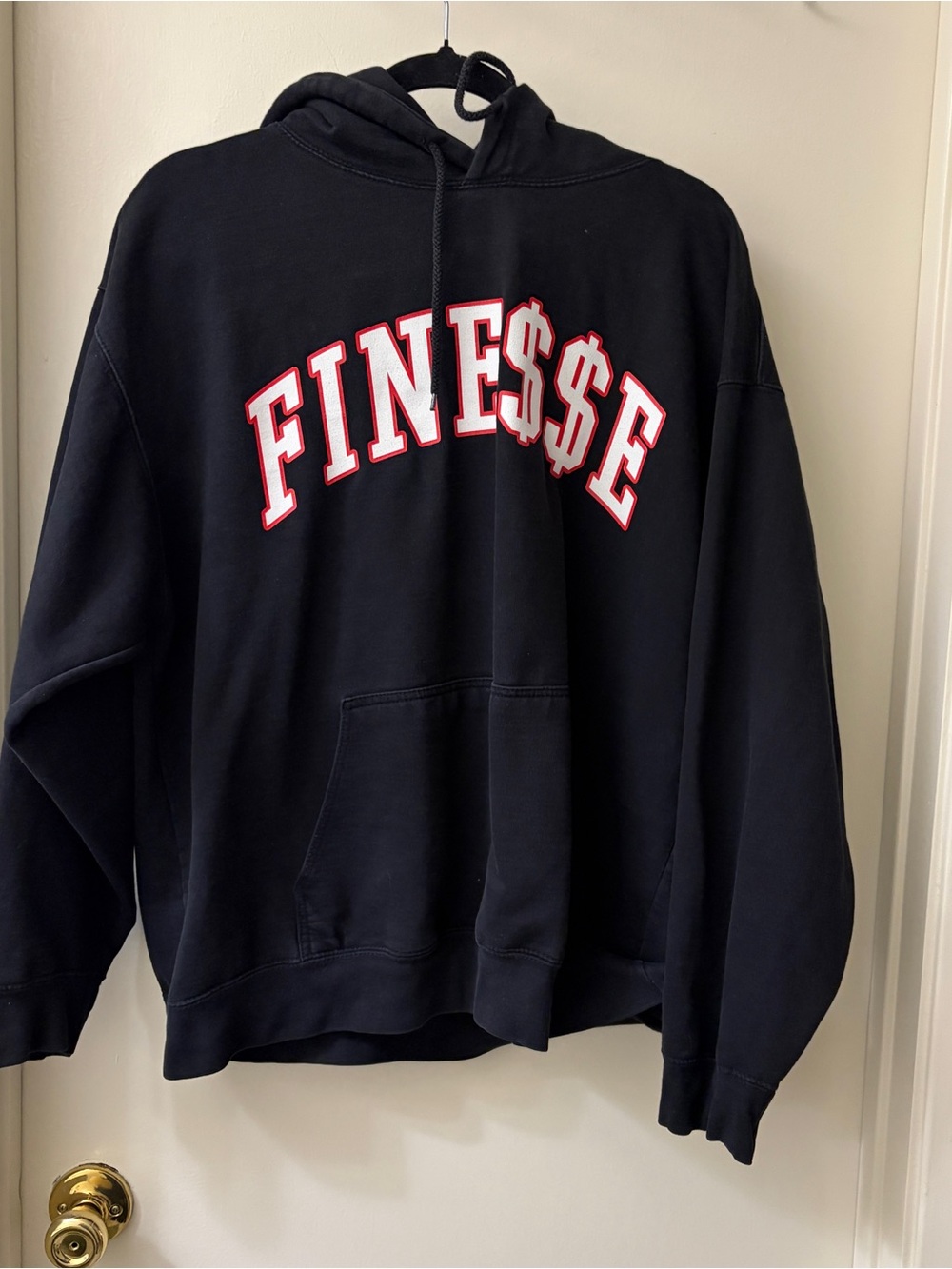 Finesse Black Pullover Hoodie